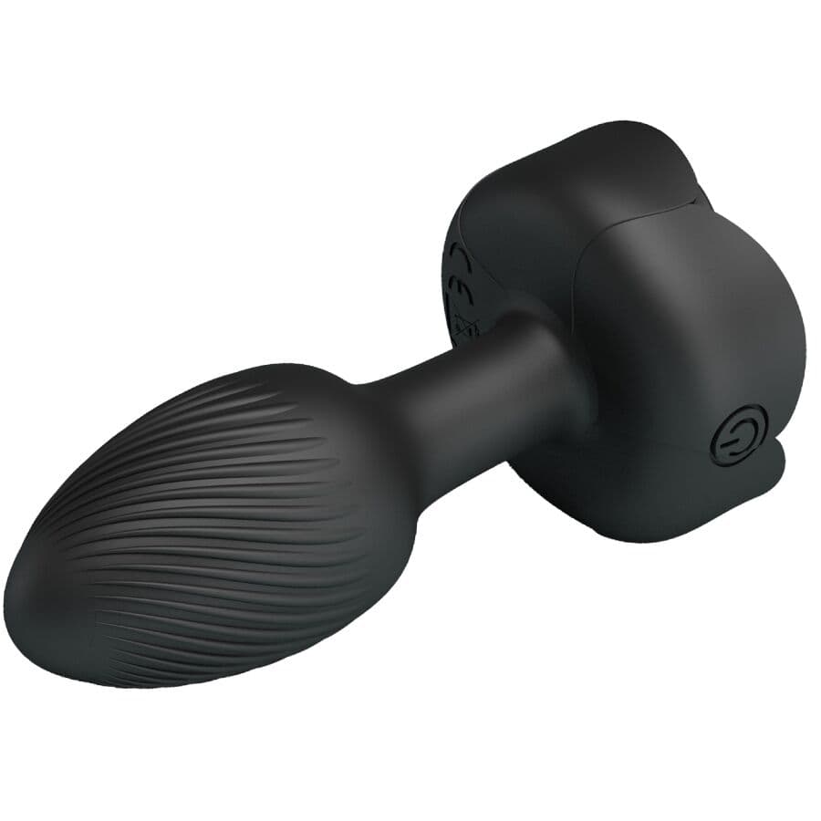 PRETTY LOVE - OLMAN ANAL PLUG WITH  LED LIGHT BLACK 8.8 CM thumb 5
