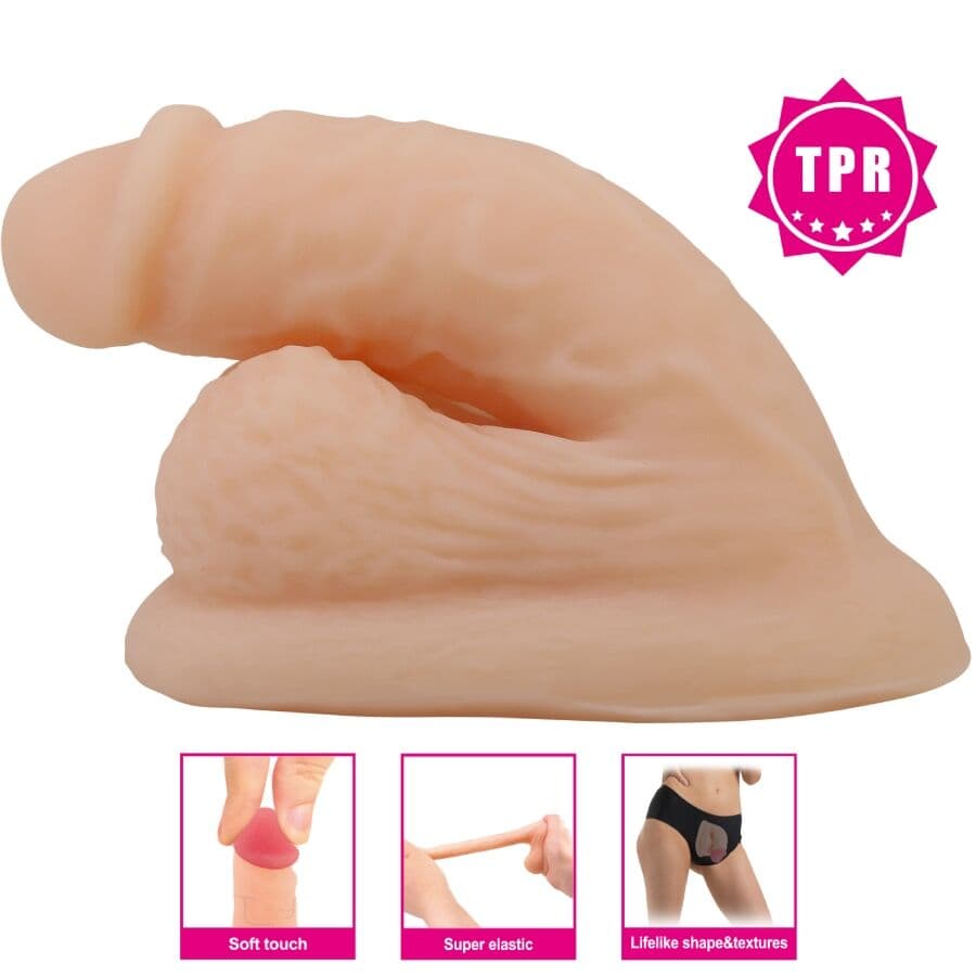 PRETTY LOVE - WILDON ULTRA REALISTIC AND ELASTIC DILDO 10 CM NATURAL thumb 5