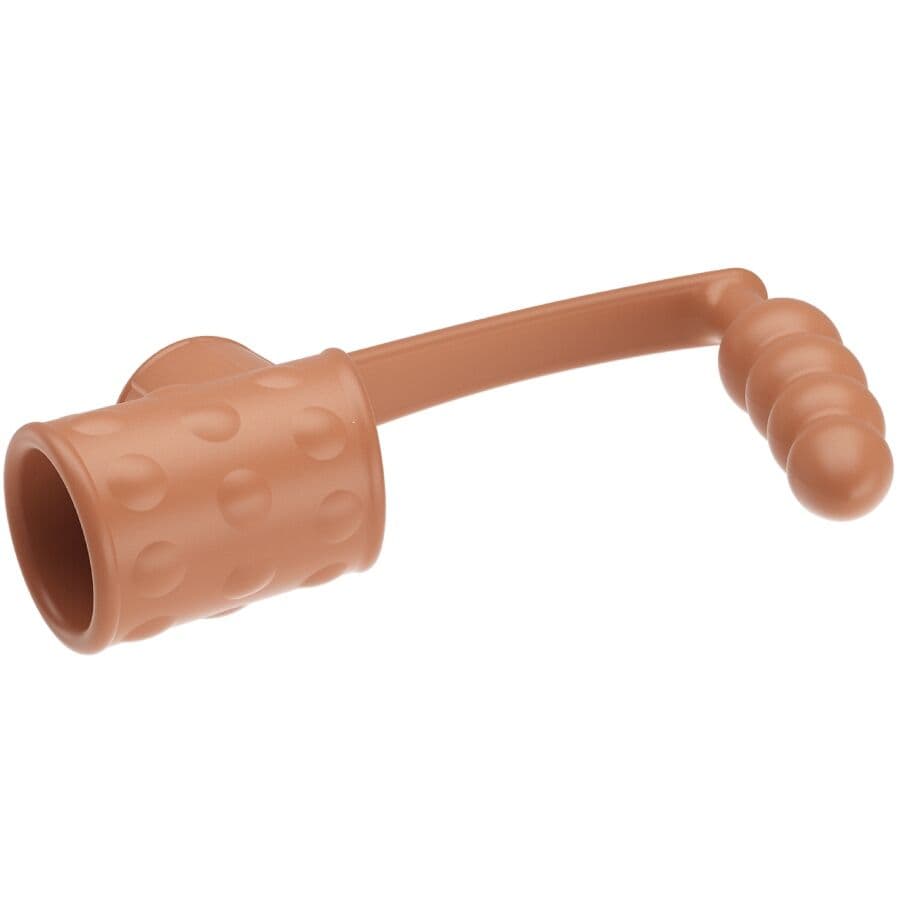 PRETTY LOVE - PENIS SLEEVE WITH ANAL PLUG NATURAL thumb 4