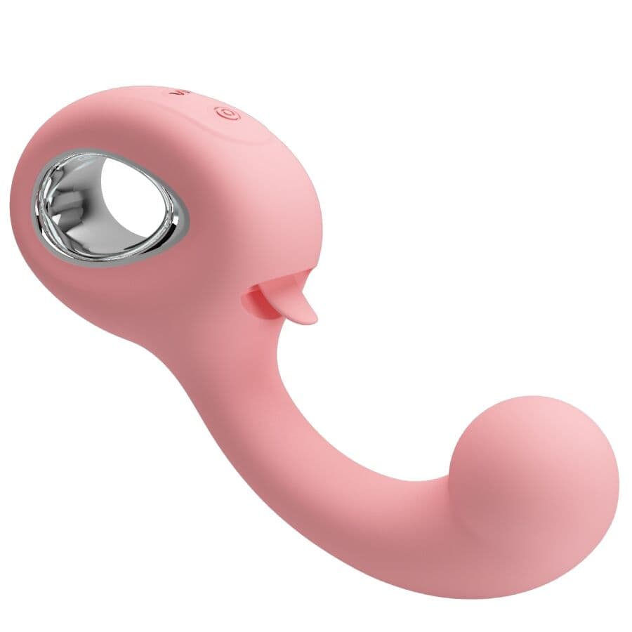 PRETTY LOVE - ERYNNYES G-SPOT VIBRATOR + CLITORIS STIMULATOR 10 VIBRATIONS PINK thumb 4