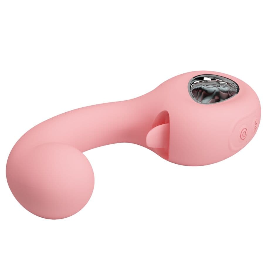 PRETTY LOVE - ERYNNYES G-SPOT VIBRATOR + CLITORIS STIMULATOR 10 VIBRATIONS PINK thumb 5