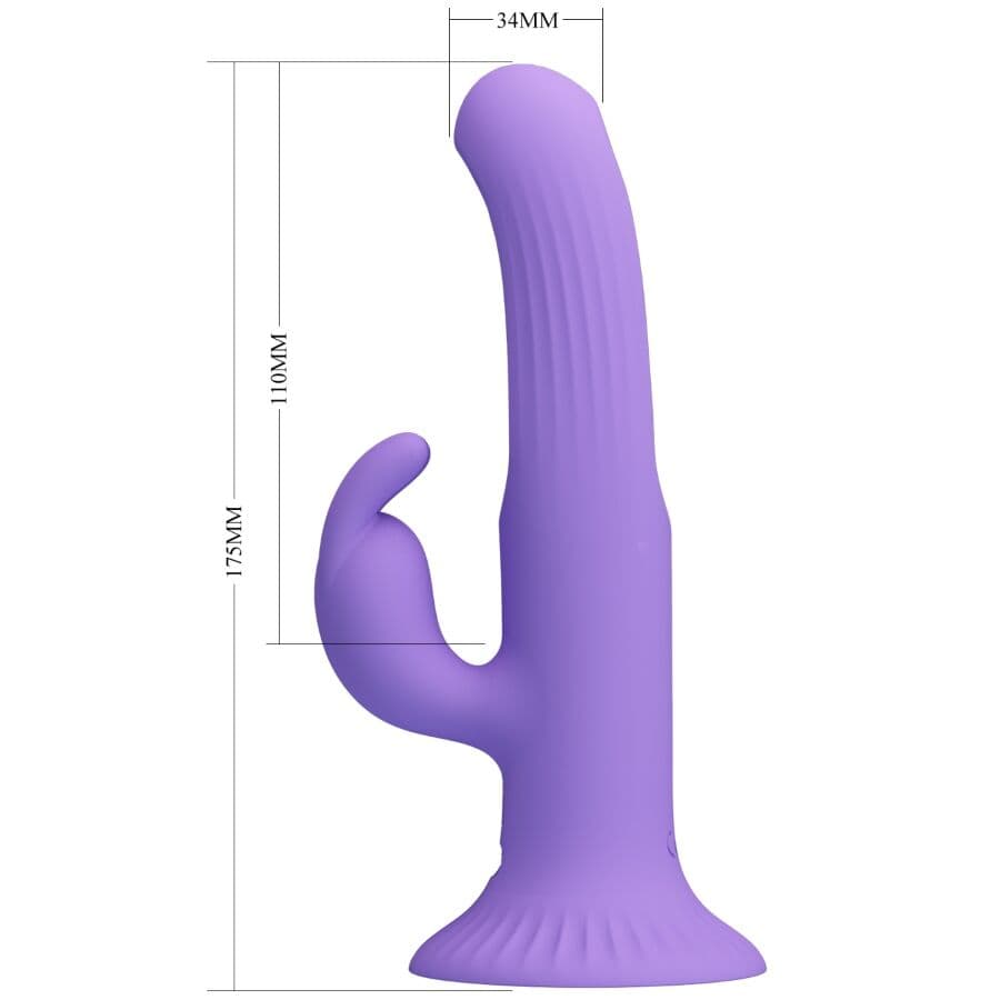 PRETTY LOVE - KILLMOULIS RABBIT VIBRATOR 12 VIBRATION MODES PURPLE thumb 6