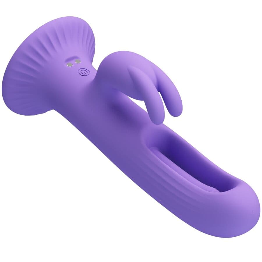 PRETTY LOVE - KILLMOULIS RABBIT VIBRATOR 12 VIBRATION MODES PURPLE thumb 4