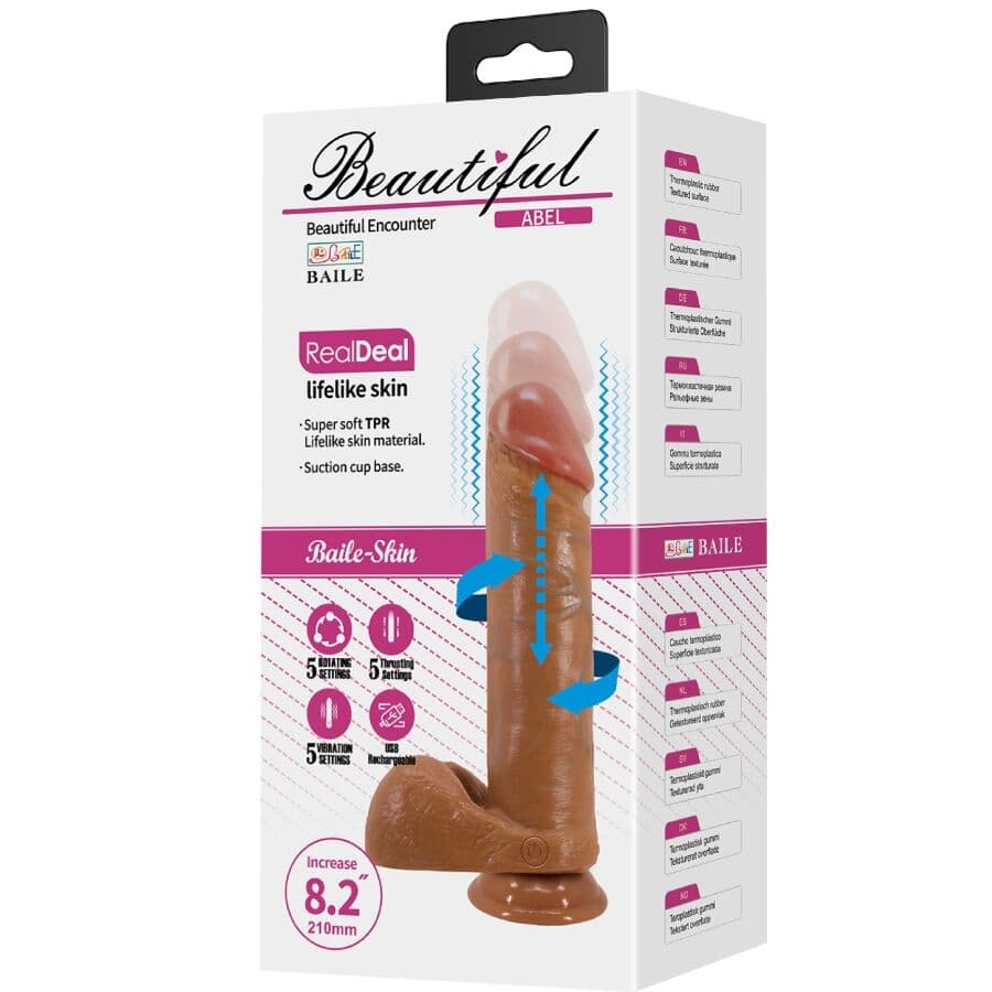 BAILE - ABEL REALISTIC DILDO 21 CM MULATTO thumb 10