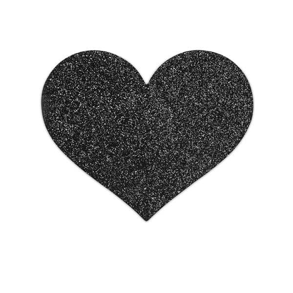 BIJOUX - INDISCRETS FLASH BLACK HEART NIPPLE CUTS thumb 2
