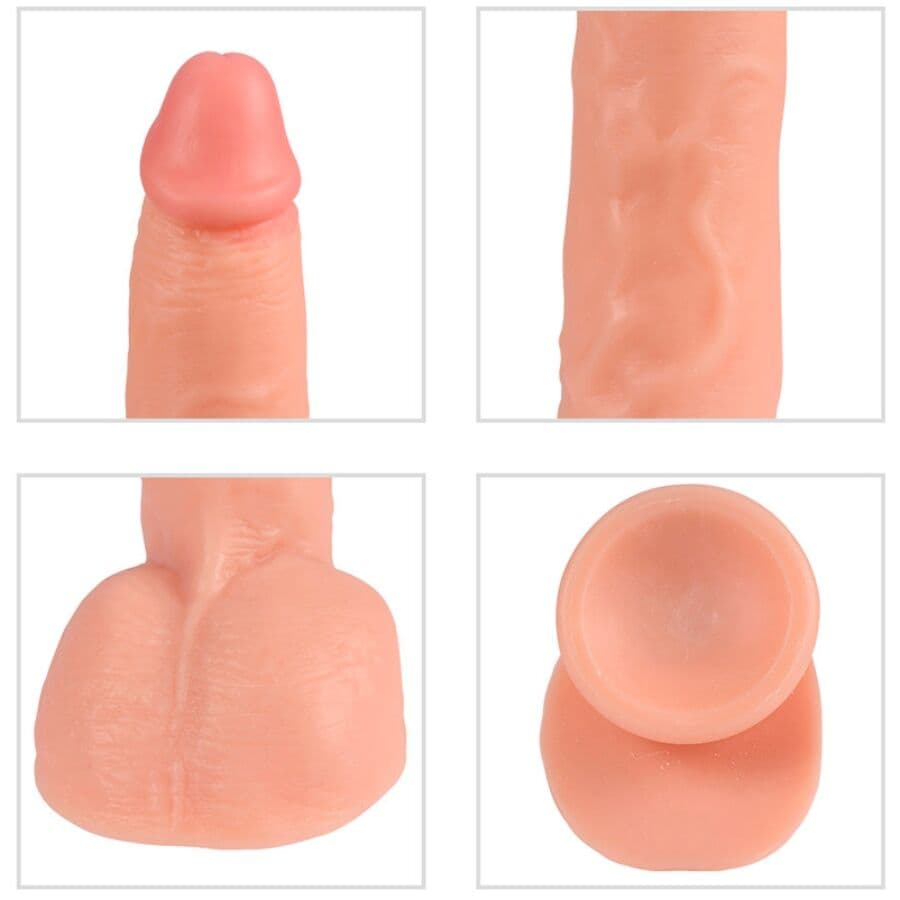 SHEQU - BEAST VIBRATING DILDO WITH REMOTE CONTROL 24.5 CM thumb 6