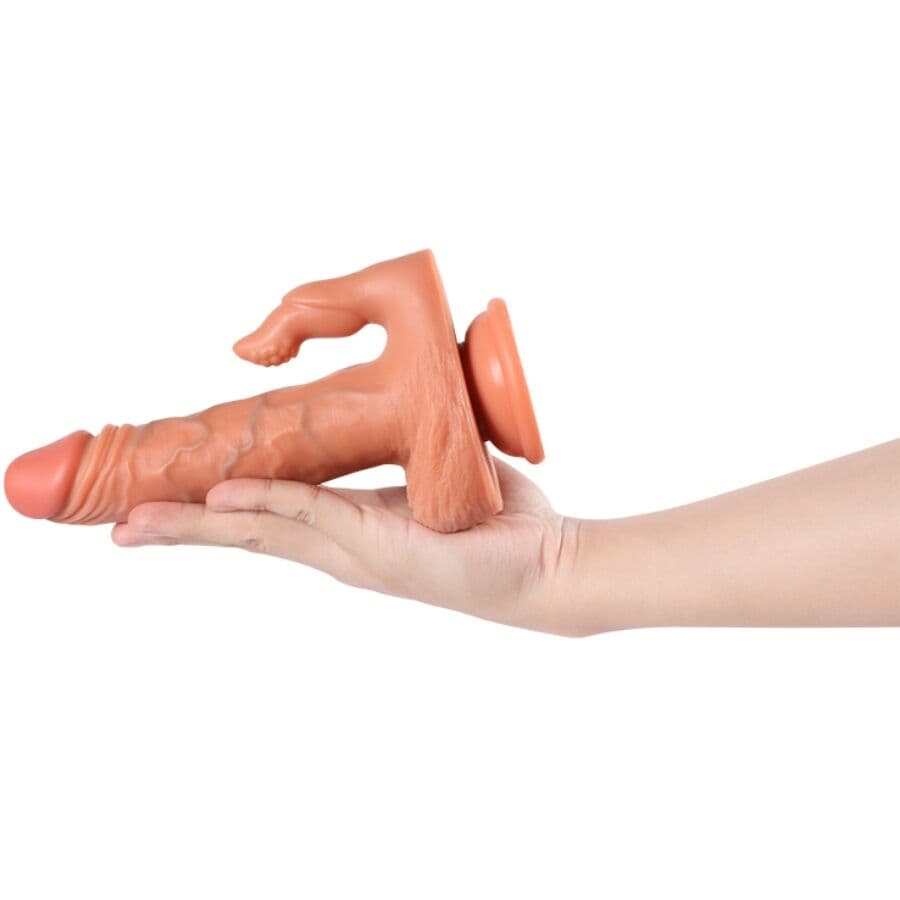 SHEQU - JULIAN DILDO AND CLITORIS STIMULATOR WITH VIBRATION AND REMOTE CONTROL 16 CM thumb 9