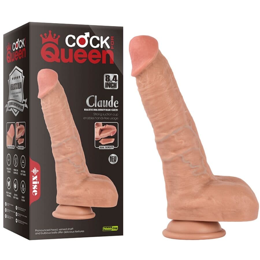 XISE - CLAUDE REALISTIC DOUBLE DENSITY DILDO 16.5 CM thumb 6