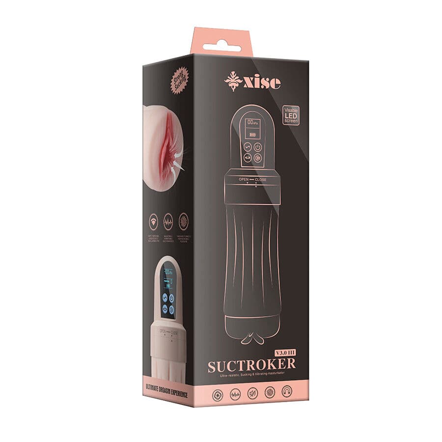 XISE - SUCTROKER V3.0 III VAGINA MASTURBATOR WITH VIBRATION thumb 7