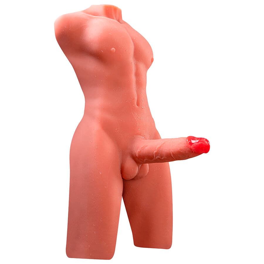 XISE - JASON HALF BODY REALISTIC MALE TORSO WITH THRUSTING AND VIBRATION 55 CM thumb 5