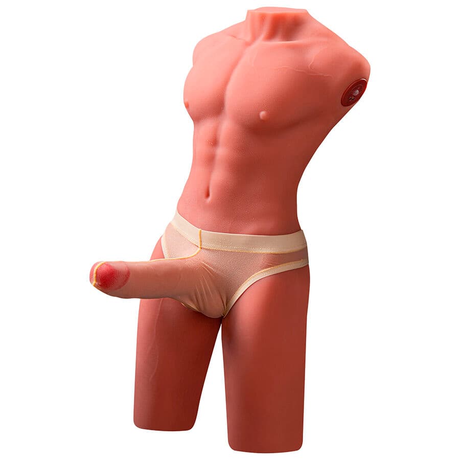 XISE - JASON HALF BODY REALISTIC MALE TORSO WITH THRUSTING AND VIBRATION 55 CM thumb 6