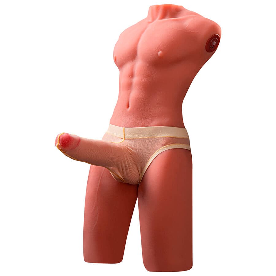 XISE - JASON HALF BODY REALISTIC MALE TORSO WITH THRUSTING AND VIBRATION 55 CM thumb 3