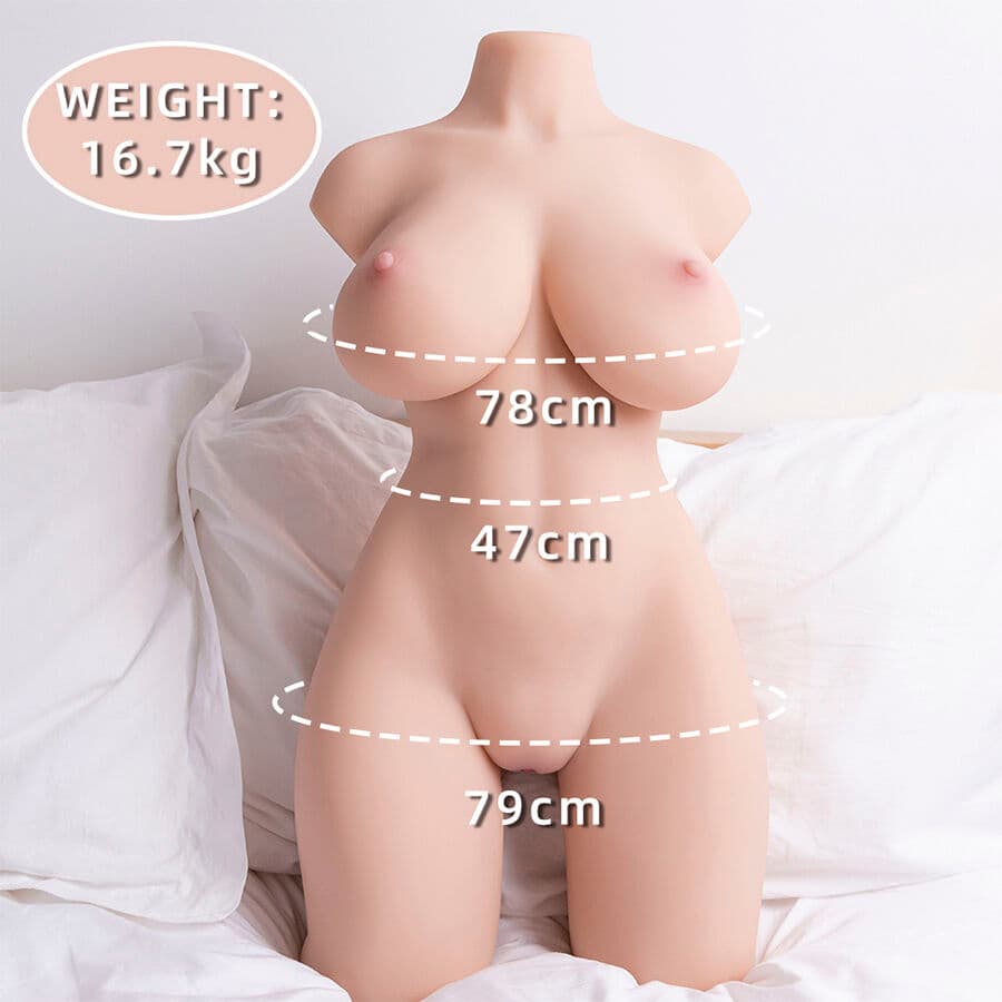 XISE - TIDY FEMALE REALISTIC TORSO WITH THRUSTING 71 CM thumb 3