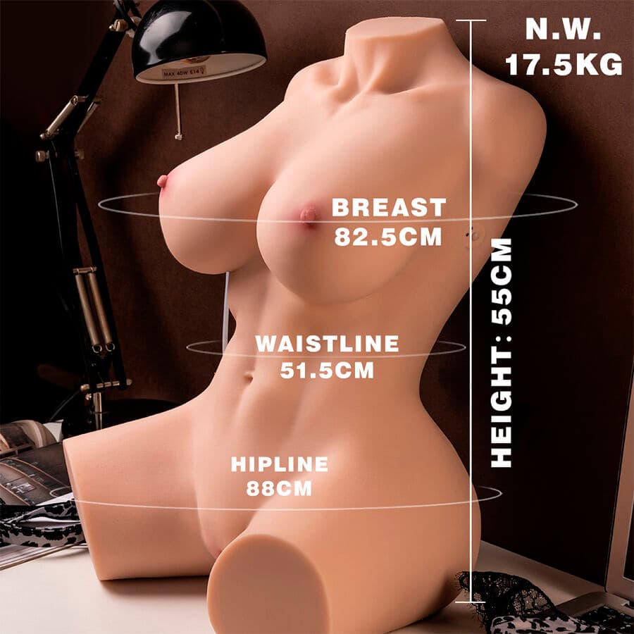 XISE - MURIEL FEMALE REALISTIC TORSO WITH THRUSTING 55 CM thumb 3