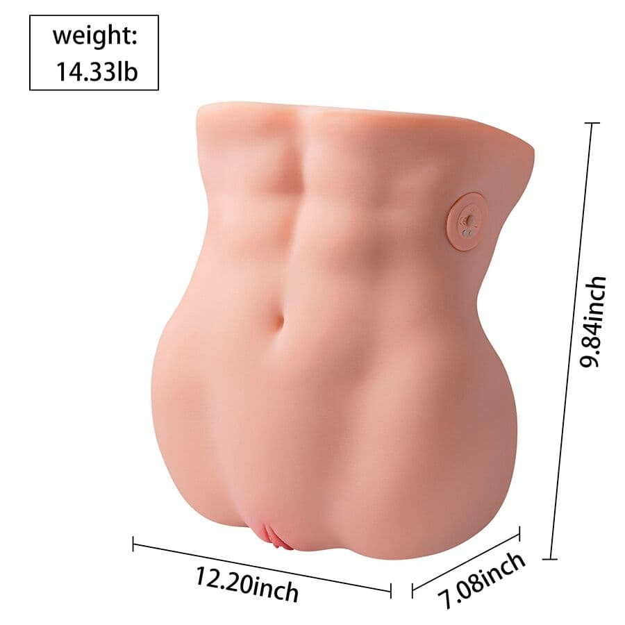 XISE - LYDIA FEMALE VAGINA MASTURBATOR WITH THRUSTING 25 CM thumb 8
