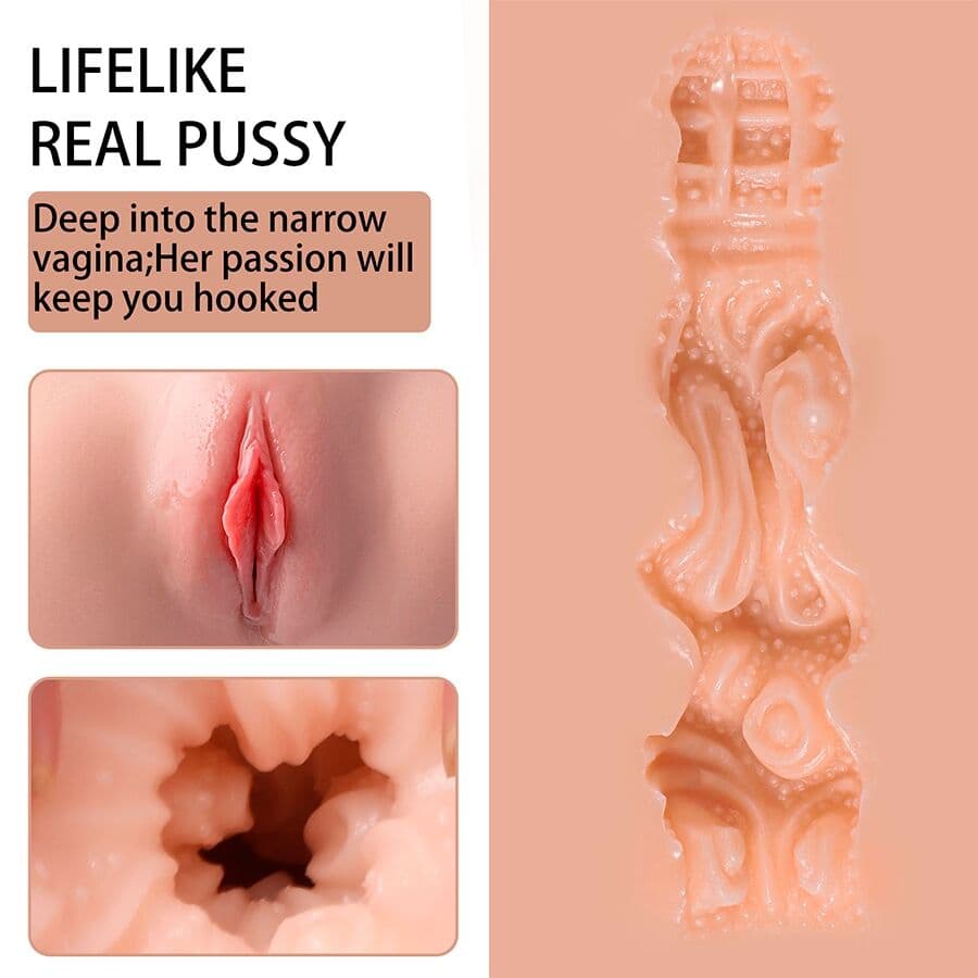 XISE - LYDIA FEMALE VAGINA MASTURBATOR WITH THRUSTING 25 CM thumb 15