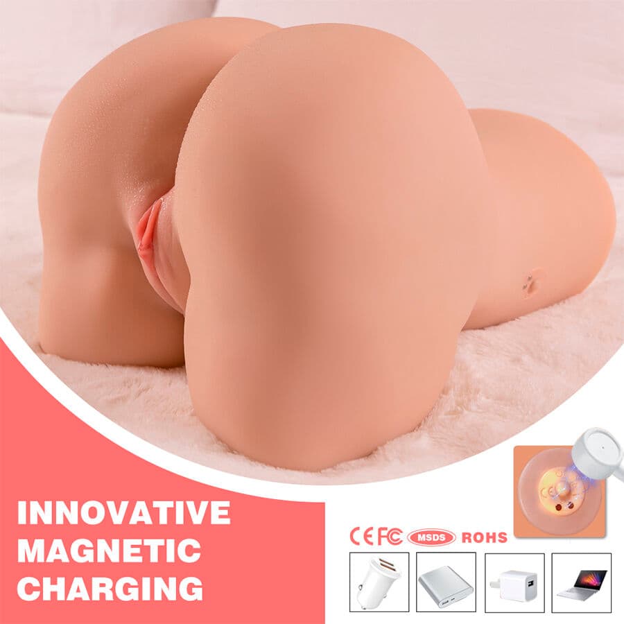 XISE - DANAE THRUSTING REALISTIC VAGINA MASTUBADOR WITH MULTI-POSITION VIBRATION thumb 9