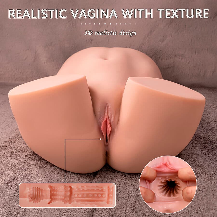 XISE - ETHEL THRUSTING REALISTIC VAGINA MASTURBATOR WITH MULTI-POSITION VIBRATION thumb 17