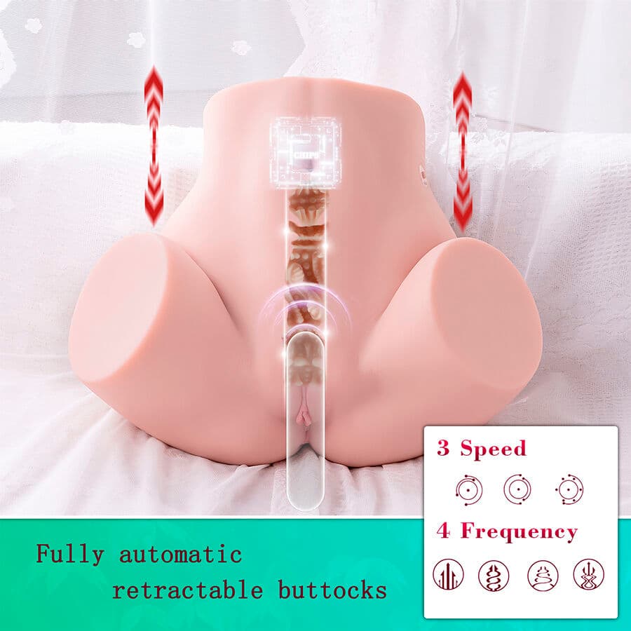 XISE - MARISA MULTIPOSITION REALISTIC VAGINA  MASTURBATOR WITH THRUSTING thumb 2