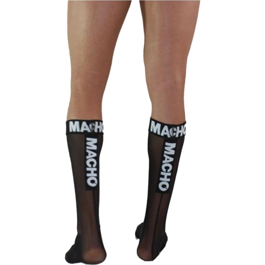 MACHO - THIN SOCKS ONE SIZE BLACK thumb 2