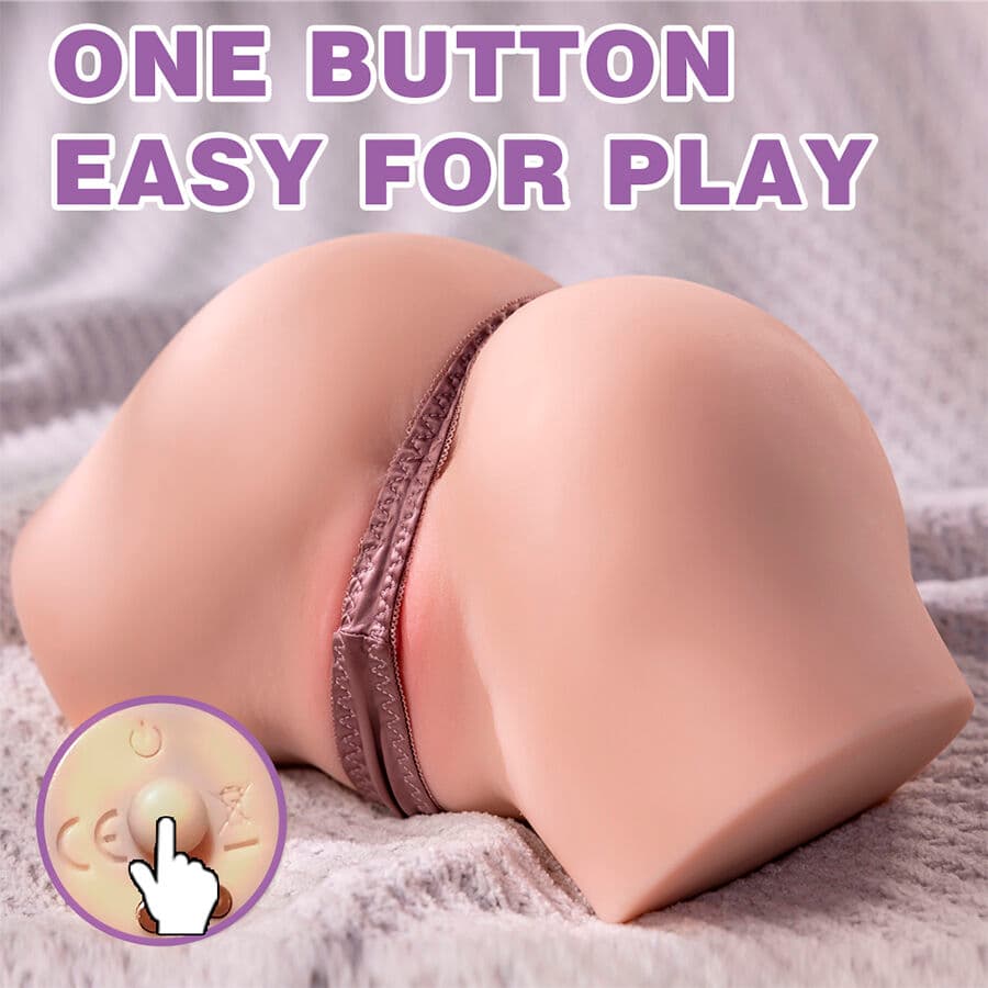 XISE - FENNIE SHAKING REALISTIC MULTIPOSITION VAGINA AND ANUS MASTURBATOR WITH VIBRATION thumb 14