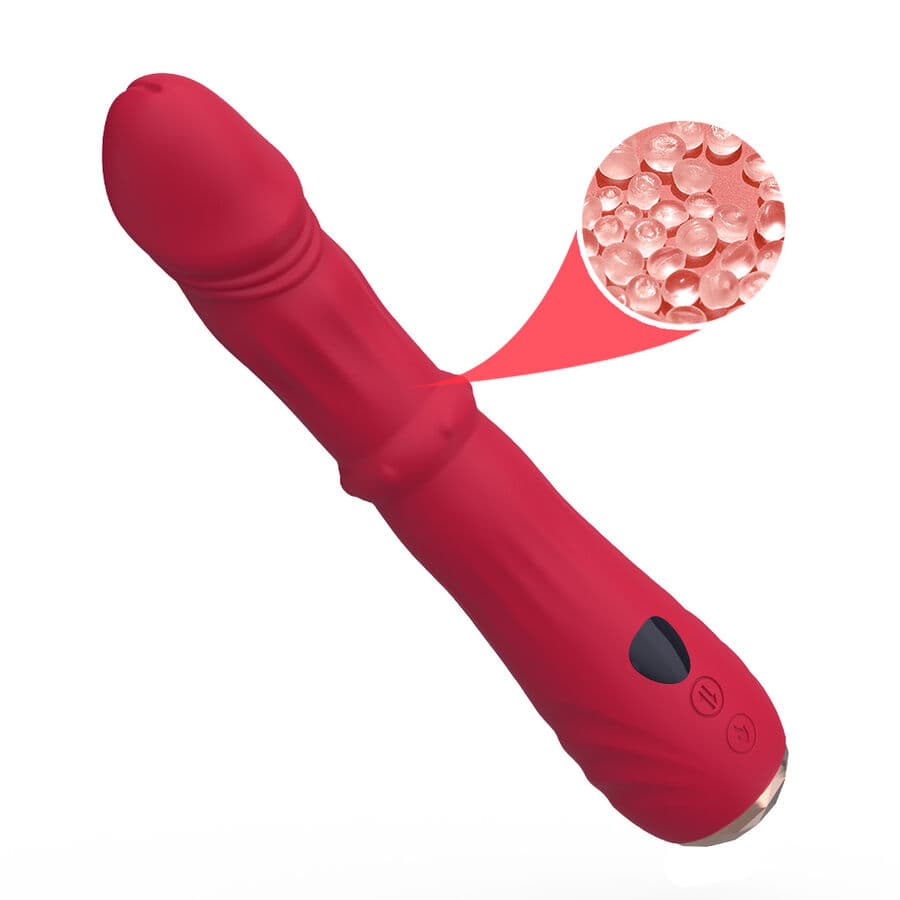 ARMONY - THERMO-ADJUSTABLE POINT A STIMULATOR VIBRATOR DILDO RED thumb 6
