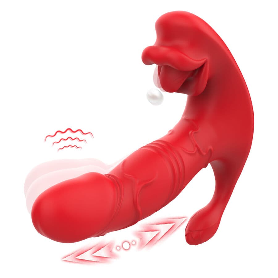 ARMONY - ANAL VIBRATOR PANTY C AND G-SPOT STIMULATOR REMOTE CONTROL RED thumb 5