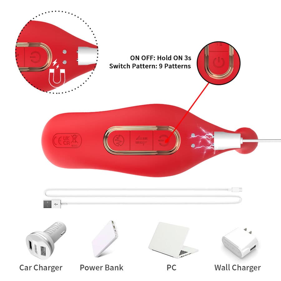 ARMONY - ANAL VIBRATOR PANTY C AND G-SPOT STIMULATOR REMOTE CONTROL RED thumb 7