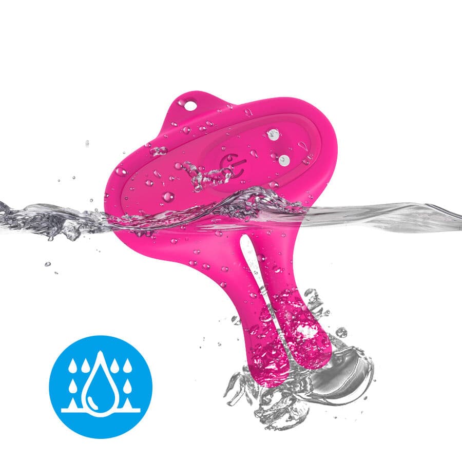 ARMONY - RABBIT SHAPE VIBRATION MAGNETIC NIPPLE CLAMPS PINK thumb 4