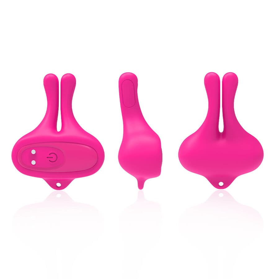 ARMONY - RABBIT SHAPE VIBRATION MAGNETIC NIPPLE CLAMPS PINK thumb 10