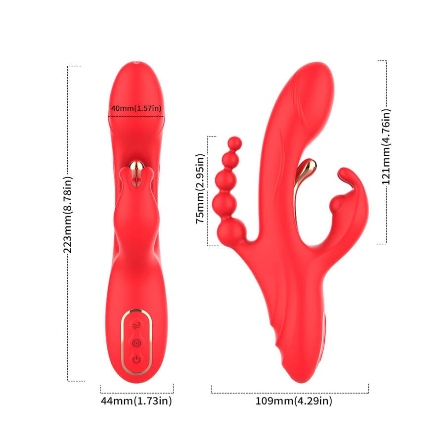 ARMONY - G-SPOT AND CLITORIS STIMULATOR VIBRATOR RED thumb 6