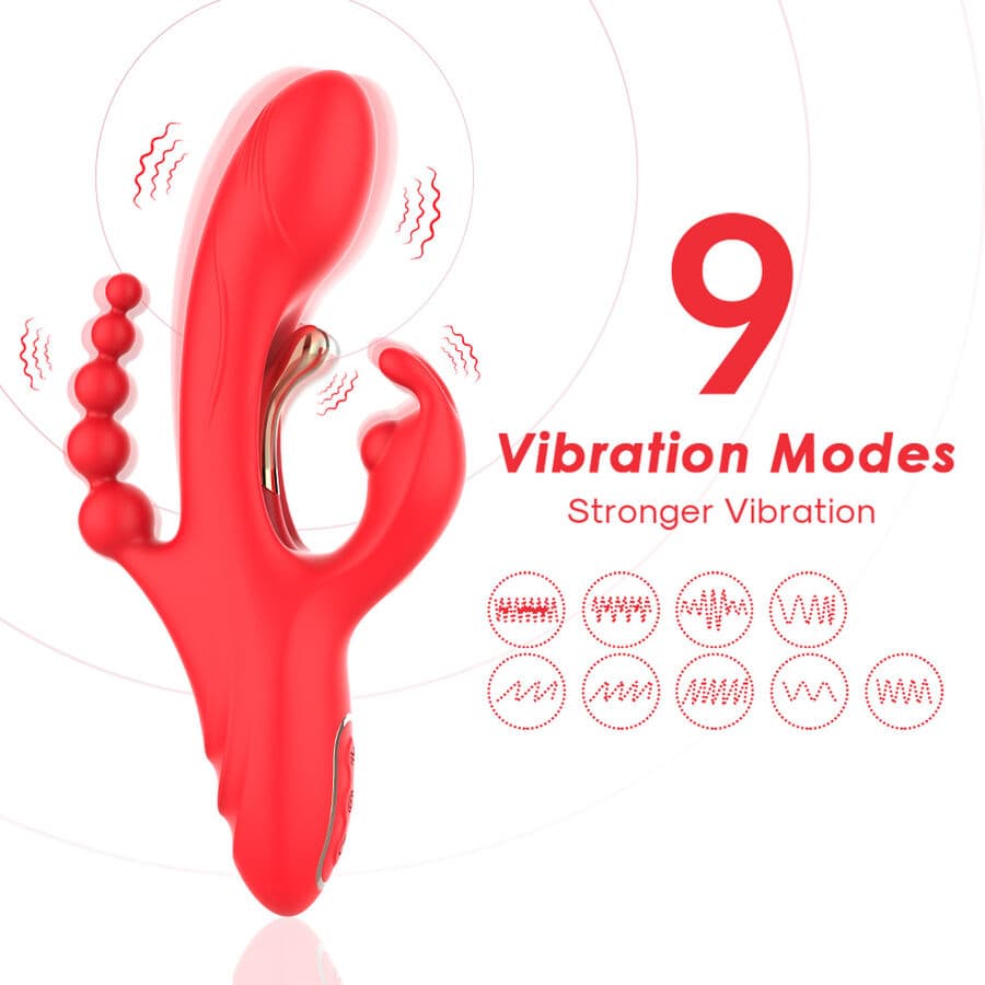 ARMONY - G-SPOT AND CLITORIS STIMULATOR VIBRATOR RED thumb 3