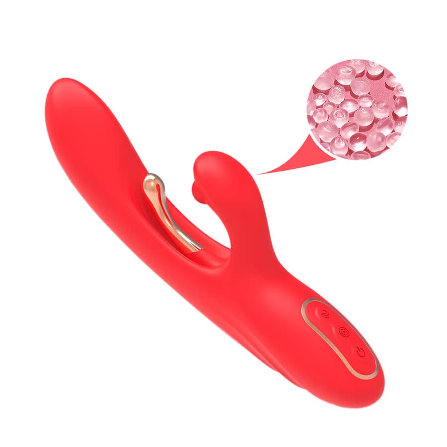 ARMONY - G-SPOT AND CLITORIS STIMULATOR VIBRATOR WITH OSCILLATING TONGUE RED thumb 9