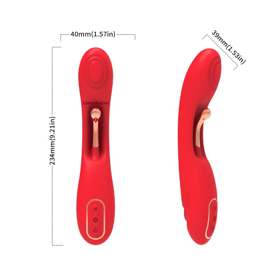 ARMONY - VIBRATOR WITH OSCILLATING TONGUE RED thumb 8