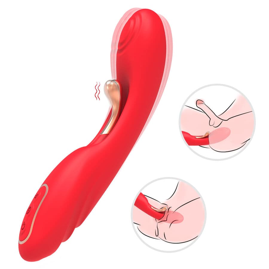 ARMONY - VIBRATOR WITH OSCILLATING TONGUE RED thumb 2