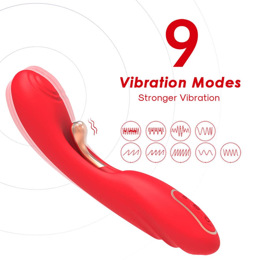 ARMONY - VIBRATOR WITH OSCILLATING TONGUE RED thumb 4