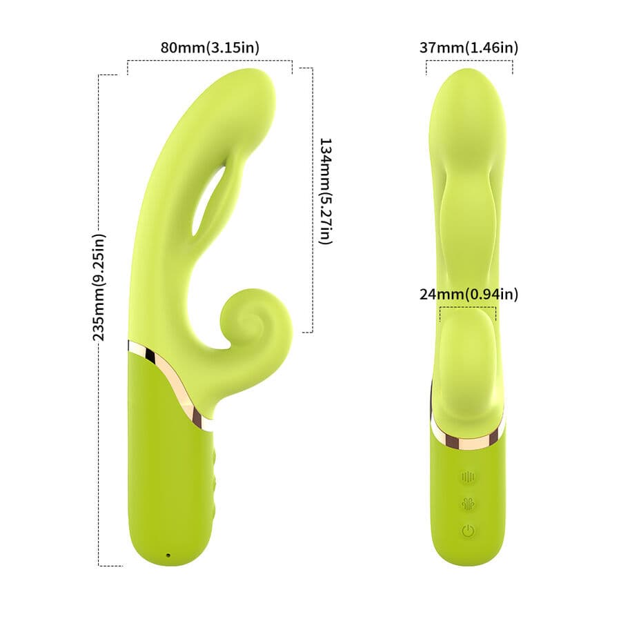ARMONY - INFLABE POINT A TO STIMULATOR VIBRATOR GREEN thumb 5