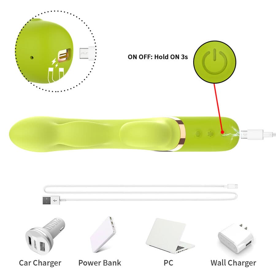 ARMONY - INFLABE POINT A TO STIMULATOR VIBRATOR GREEN thumb 8