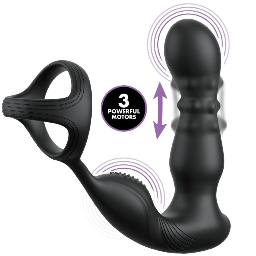 ANAL FANTASY ELITE COLLECTION - VIBRATING ANAL RING AND MASSAGER WITH REMOTE CONTROL thumb 2