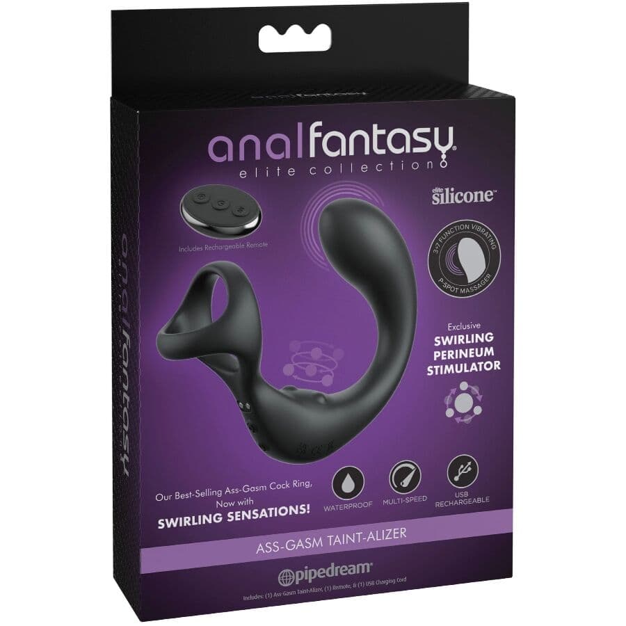 ANAL FANTASY ELITE COLLECTION - VIBRATING ANAL MASSAGER WITH REMOTE CONTROL thumb 5