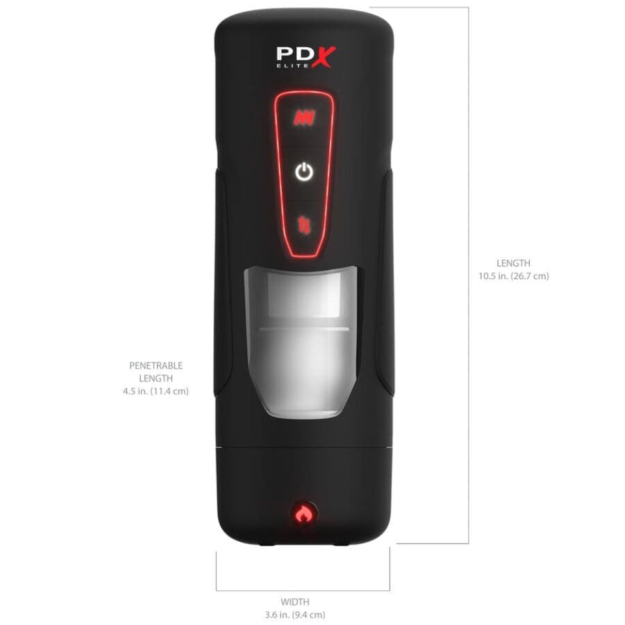 PDX ELITE - MILK ME HOTTER AUTOMATIC MASTURBATOR WITH THRUSTING AND HEAT EFFECT VIBRATION thumb 4