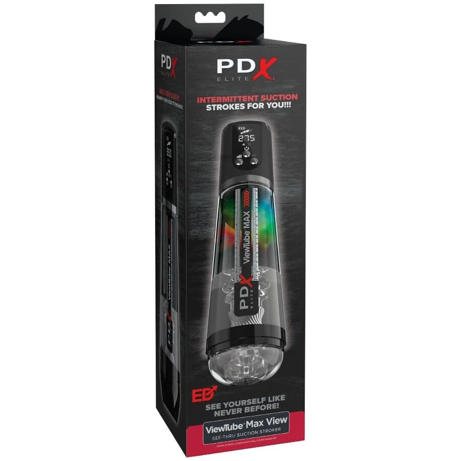 PDX ELITE - VIEWTUBE MAX VIEW AUTOMATIC MASTURNADOR WITH TRANSPARENT SUCTION thumb 5
