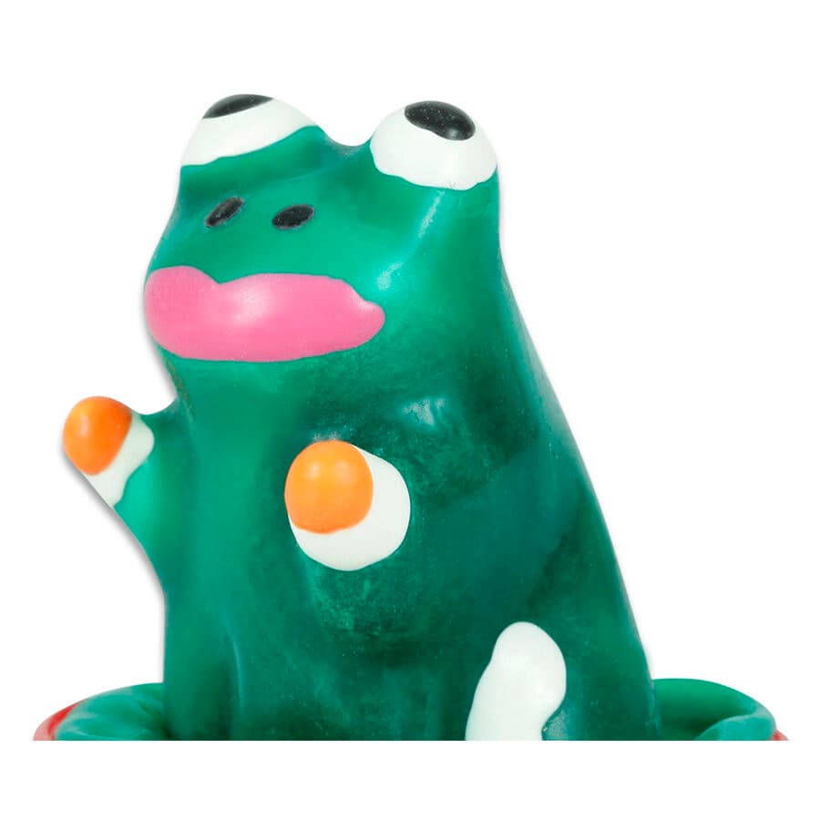 CONDOMERIE - HANDPAINTED NOVELTY CONDOMS FROG MODEL 1 thumb 3
