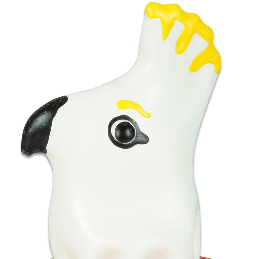 CONDOMERIE - HANDPAINTED NOVELTY CONDOMS PARROT WHITE thumb 3