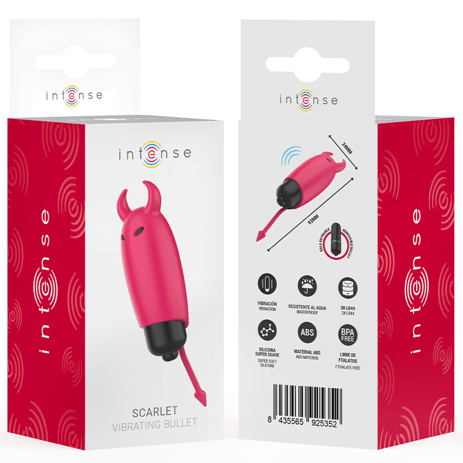 INTENSE - SCARLET VIBRATING BULLET RED DEMON 9.3 X 2.4 CM thumb 7