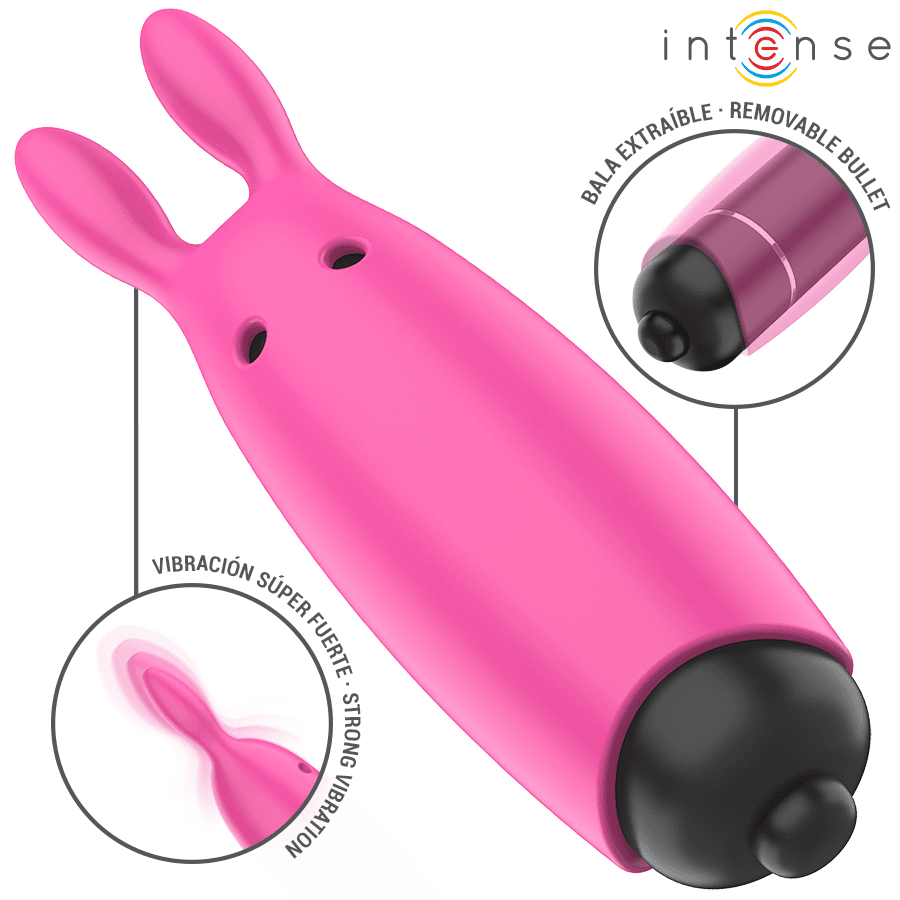 INTENSE - HOPPER PINK VIBRATING BULLET 8.3 X 2.4 CM thumb 4