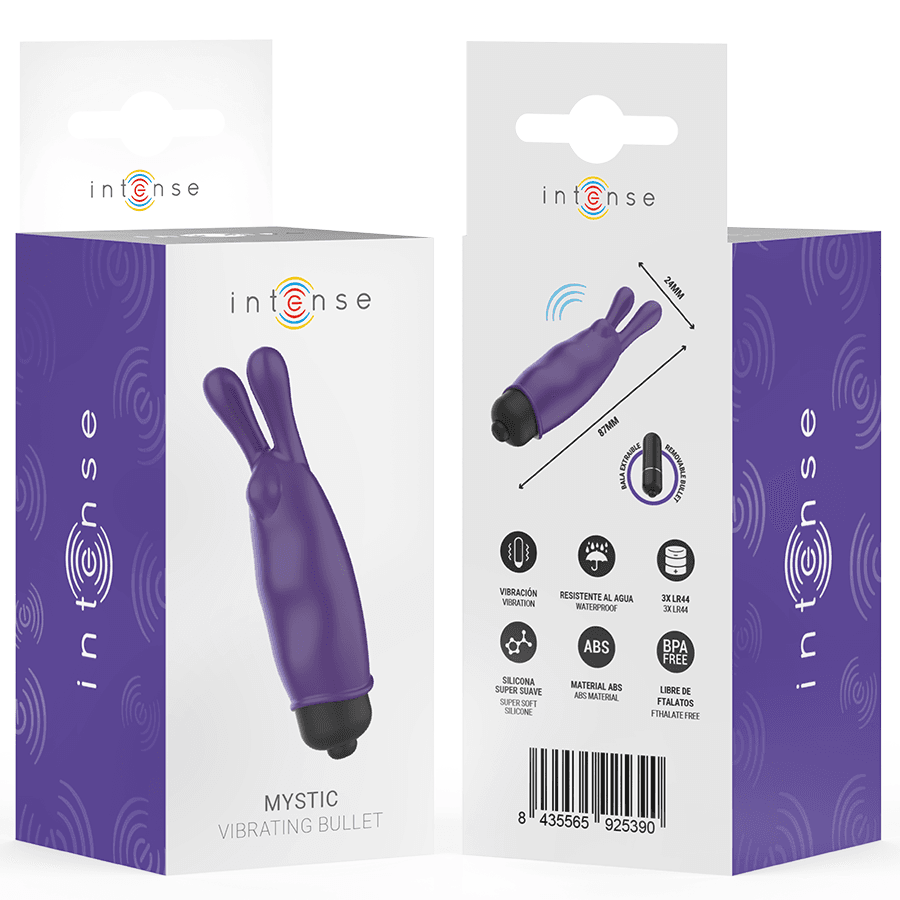 INTENSE - MYSTIC PURPLE VIBRATING BULLET 8.7 X 2.4 CM thumb 7