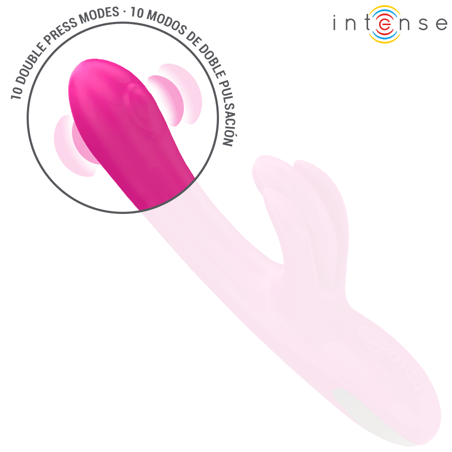 INTENSE - BRITNEY MULTIFUNCTION RABBIT VIBRATOR 23 CM PINK thumb 7