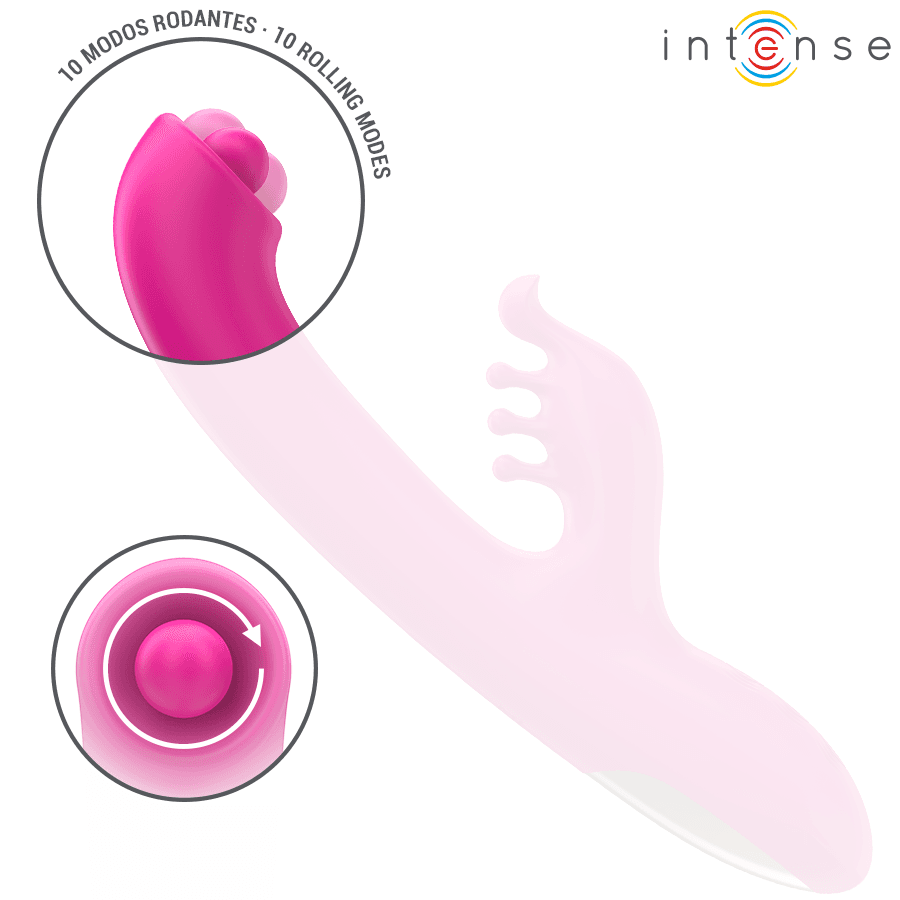 INTENSE - CHRISTINA MULTIFUNCTION RABBIT VIBRATOR 22.5 CM PINK thumb 6
