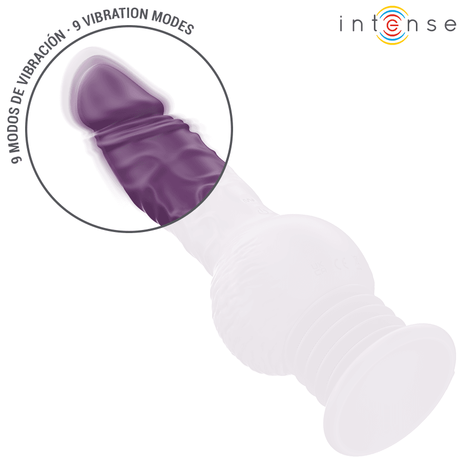 INTENSE - TATUM MULTIFUNCTION VIBRATOR WITH UP AND DOWN VIBRATION 24 CM PURPLE thumb 6